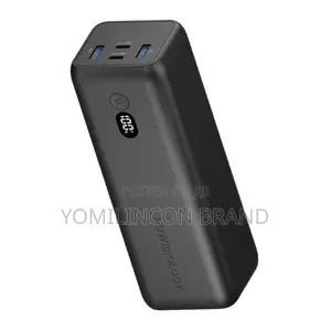 Powerology 100w Pd Onyx 30000mah Dual Usb-C Power Bank