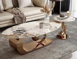 Marble Coffee Table Set.