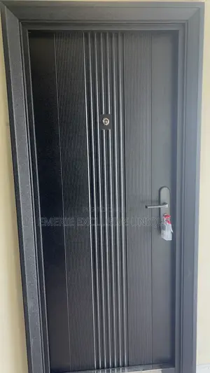 3ft Black Galvanized Steel Door Big Lines