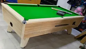 High Density Fiberboard Coin and Marble Snooker Table