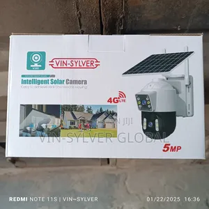 V380 Solar Powered 4g Simcard Rotational CCTV Camera