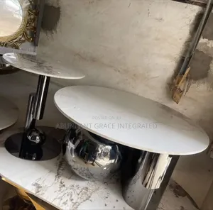 Marble Centre Table With Companion Stool.