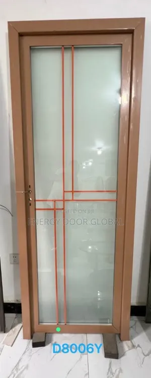 Toilet 2.5ft/7ft Double Tampered Glass Toilet Door