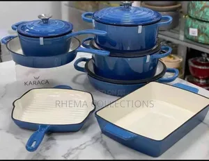 7pc High Quality Durable Thick Heavy Ucc Life Iron Cast Pot