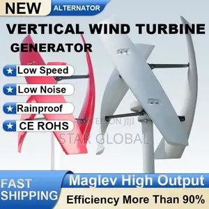 Uninterrupted 5000w Vertical Wind Turbine Reliable Energy