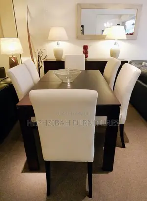 6 Seater Cream Dining Set