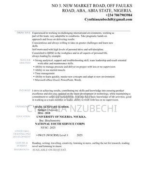 Customer Service CV