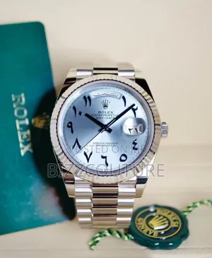 High-Quality Aaa Day-Date Rolex Silver Watch