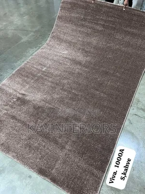 Plain Brown Turkish Center Rugs