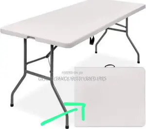 6 Ft Rectangular Foldable Banquet Table