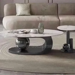 2 in 1 Marble Centre Table and 1 Side Stool.