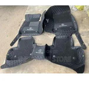 Mercedes Benz Tile Design Double Layer Customized Floor Mat