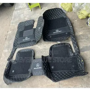 Mercedes Benz Double Layer Customized Tiles Design Floor Mat