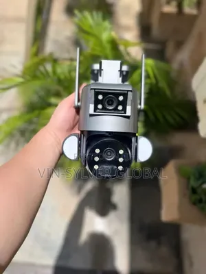 Dual Lens Solar-Powered 4g Simcard Rotational CCTV Camera