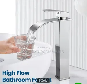 Modern Waterfall Long Basin Mixers
