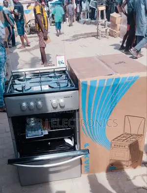 Maxi 4burner Standing Gas Cooker With Oven/Grill