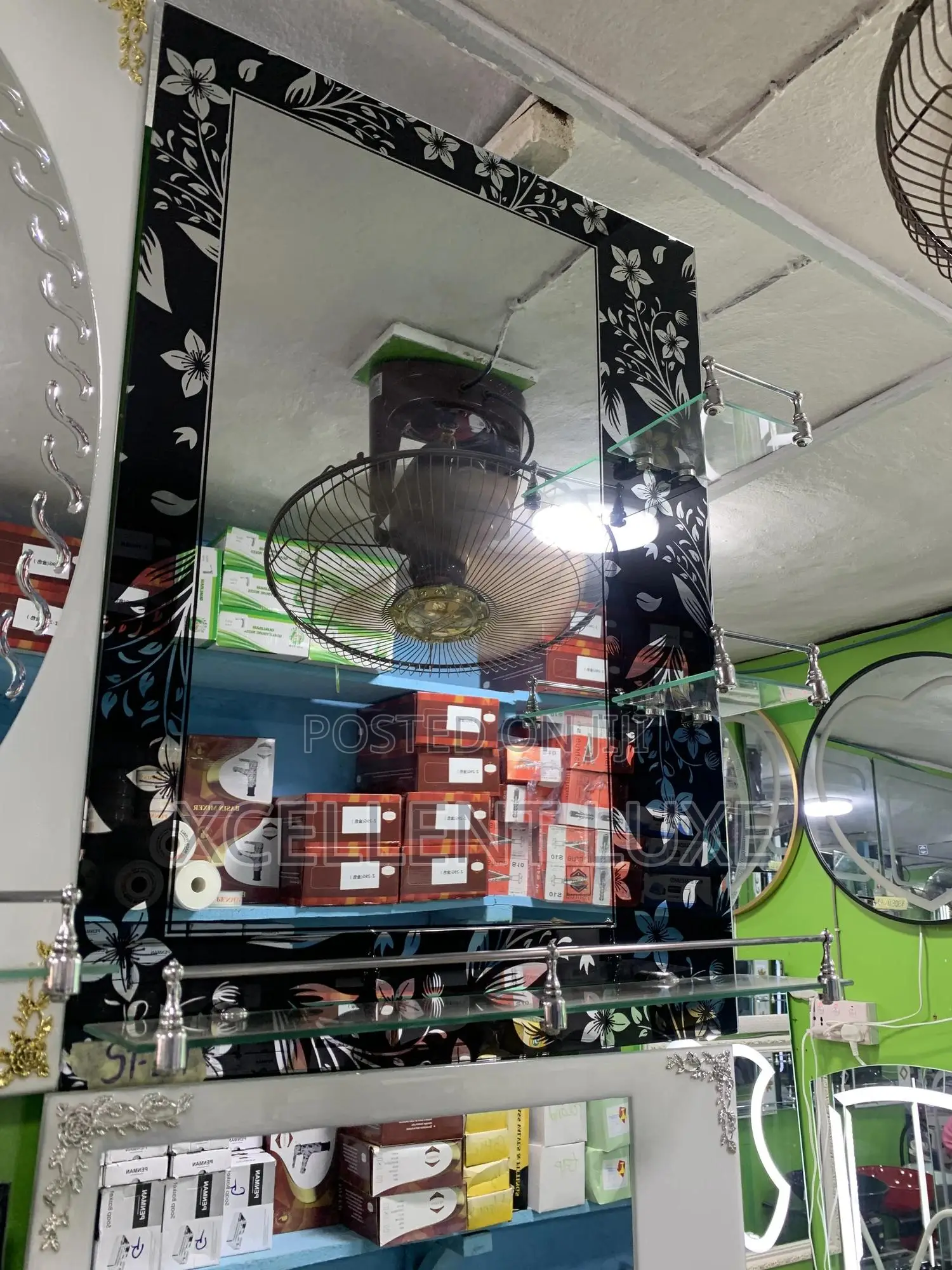3 Steps Shelf Mirror