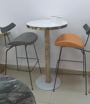 Standard Bar Stools Chair and Table