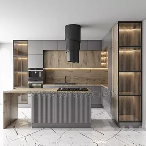 Modern Kitchen Cabinet| Statement Lighting.