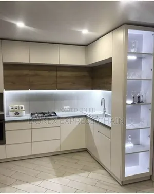 Minimalist Kitchen Design With High-end Finishing.
