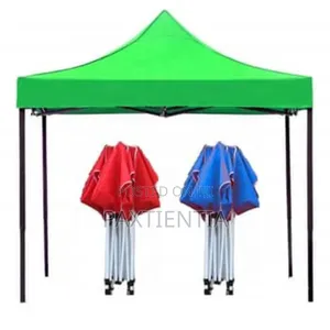 10 by 10 Feet Black Pole Foldable Canopy Tent
