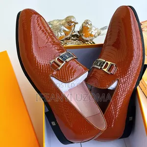 Louis Vuitton Wine Color Corporate Shoe