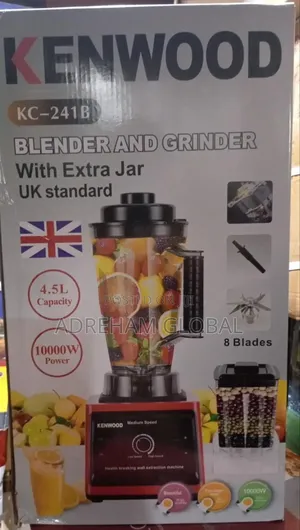 Kenwood 4.5l Blender and Grinder, 8blades, 10000watts
