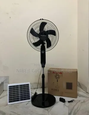 Rechargeable Solar Panel Fan With One Bulb