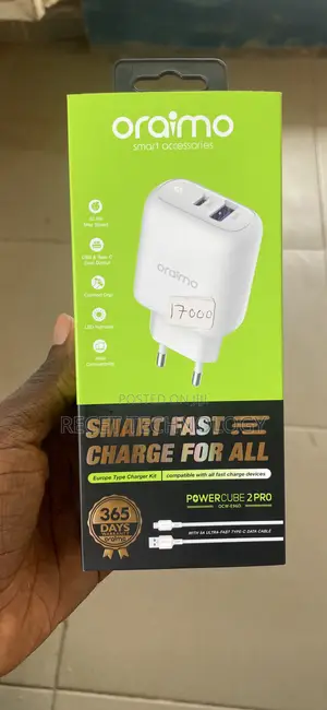 Oraimo 22.5w Max Speed Type C Charger