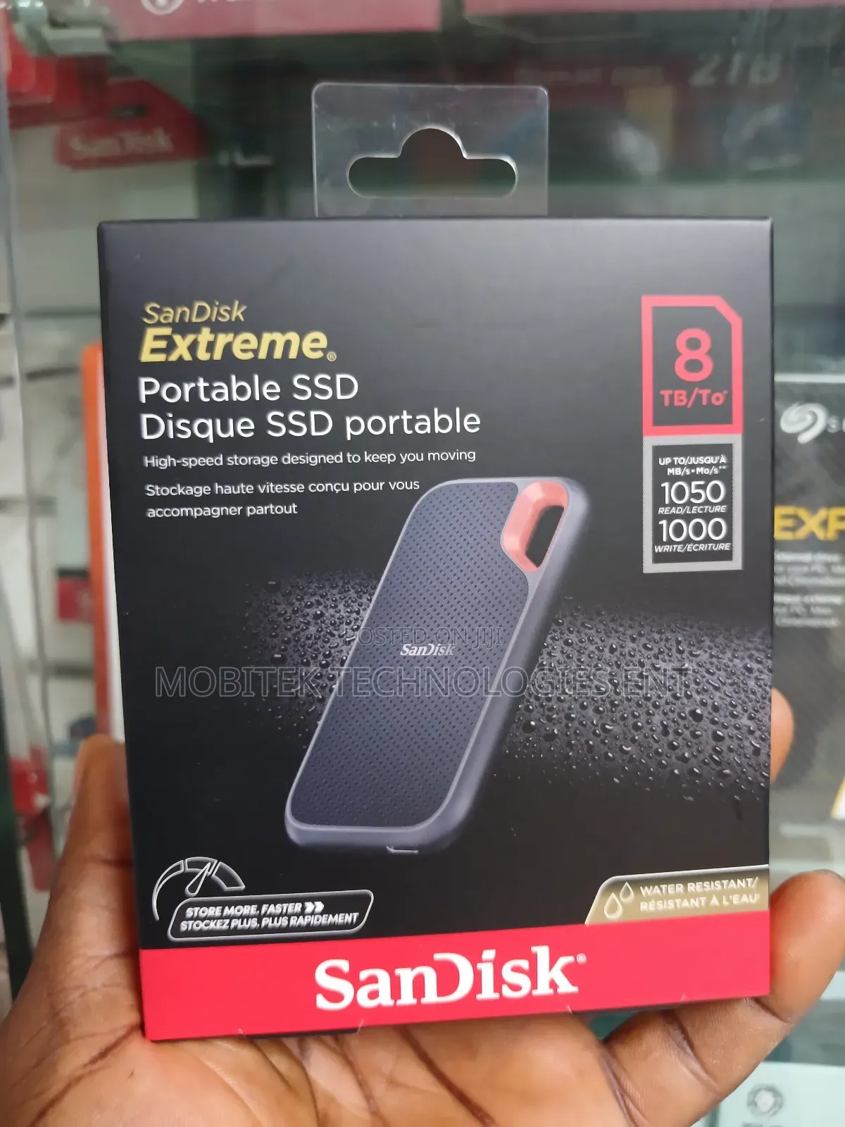 8tb Sandisk Extreme Ssd External Portable Type-c Storage