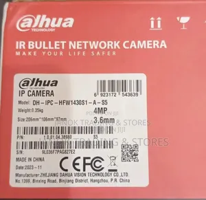 Dahua Ir Bullet Network Camera 4mp Dh-Ipx-Hfw1430s1-a-S5