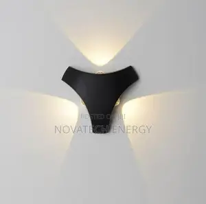 Black Y Design 3way Light Outdoor Wall Bracket Light