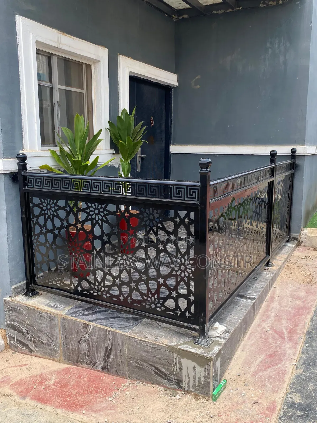 Lasercut Spec Star Dot Railing