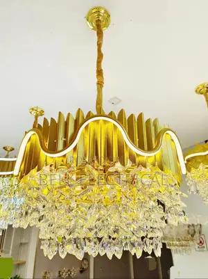 New Modern Led Sunflower Crystal Ceiling Chandeliers
