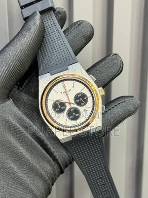 Tissot Chronograph Rubber-Strap Watch for Men