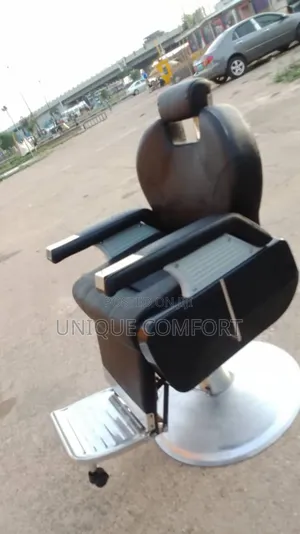 Imported Executive Recliner Rolling Barber Chair