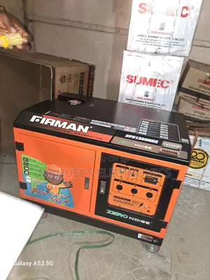 Petrol Zero Noise Soundproof Gen Firman 10kva 100% Copper
