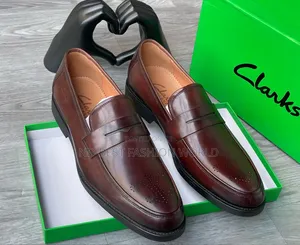 Clarks Leather Brawn Shoes