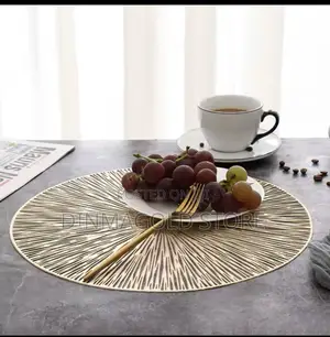 Round Firework Shape PVC Placement Table Mat