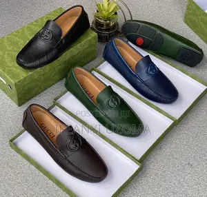 Exclusive Gucci Leather Loafers Shoes