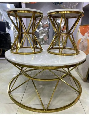 Standard Moden Table and Side Stool Table
