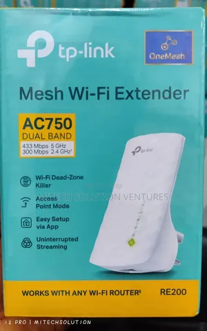 Tp Link Ac750 Mesh Wi-Fi Range Extender