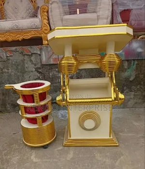 Pulpit and Offering Basket