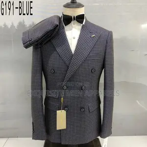 Double Breasted Quality Checkers Turkish Men’S Suit