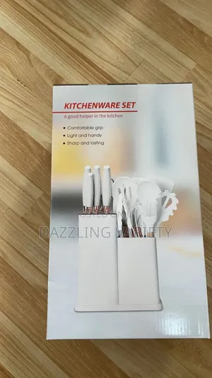 19pcs Silicone Spoon Knife Set for Non-Stick Cookware