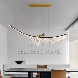 Modern Feather Art Led Pendant Light