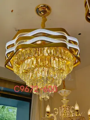 Crystal Chandelier 400mm Gold Crystal