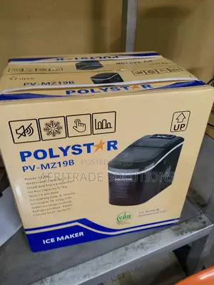 New Ice-Maker Polystar Pv-Mz19b 2.2litres Capacity Black