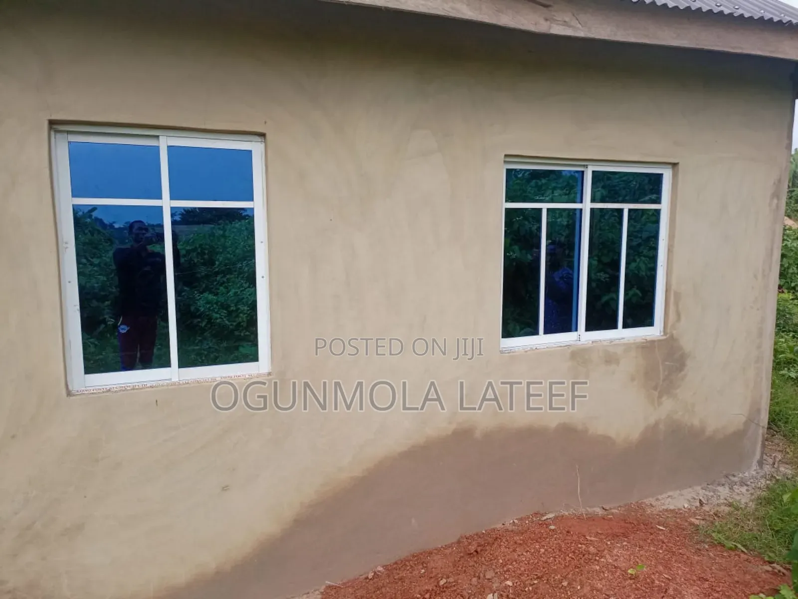 White Sliding Window With Net