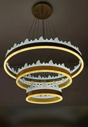 Gold Flame Modern Luxury Crystal Chandelier